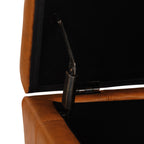 Adeco 50 Aufbewahrungshockerbank aus Kunstleder