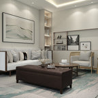 Adeco 50 Aufbewahrungshockerbank aus Kunstleder