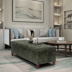 Adeco 50 Aufbewahrungshockerbank aus Kunstleder