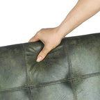 Adeco 50 Aufbewahrungshockerbank aus Kunstleder