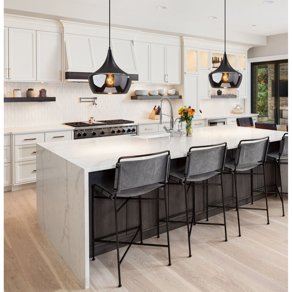 Adesso Eliza Pendelleuchte in Schwarz oder Stahl