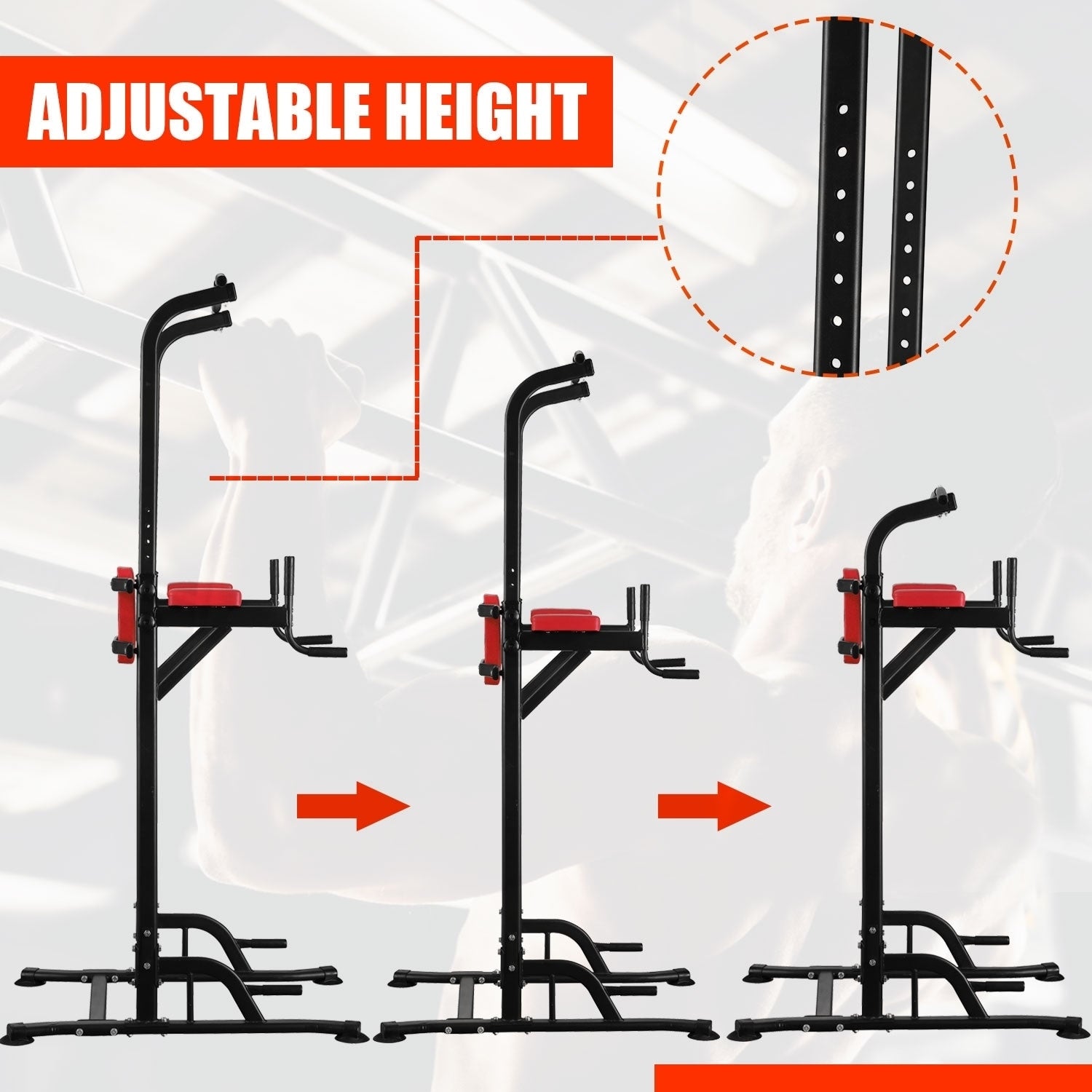 Ainfox Power Tower Multifunktions-Krafttrainingsturm für Zuhause