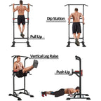 Ainfox Power Tower Multifunktions-Krafttrainingsturm für Zuhause