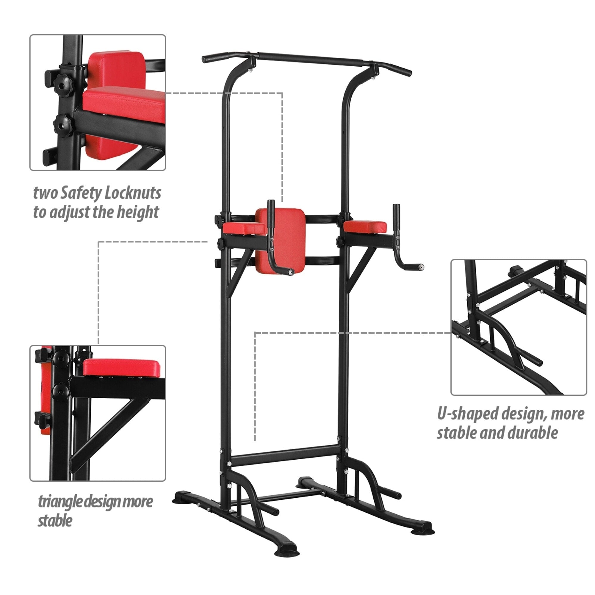 Ainfox Power Tower Multifunktions-Krafttrainingsturm für Zuhause