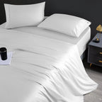 Aireolux Bettwäsche-Set aus ägyptischer Baumwolle mit 1000 Fäden pro Zoll – ultraweich und seidig.