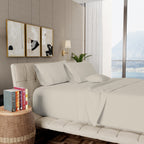 Aireolux Bettwäsche-Set aus ägyptischer Baumwolle mit 1000 Fäden pro Zoll – ultraweich und seidig.