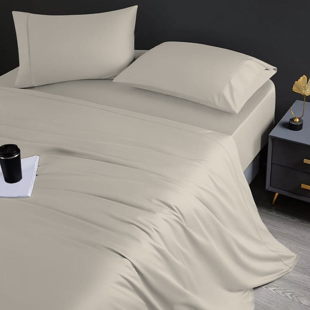 Aireolux Bettwäsche-Set aus ägyptischer Baumwolle mit 1000 Fäden pro Zoll – ultraweich und seidig.