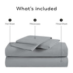 Aireolux Bettwäsche-Set aus ägyptischer Baumwolle mit 1000 Fäden pro Zoll – ultraweich und seidig.