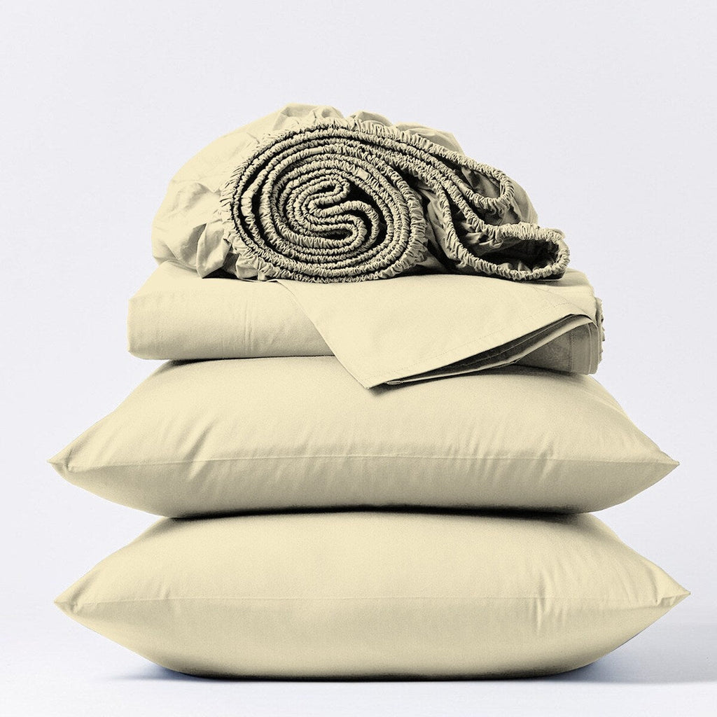 Aireolux Bettwäsche-Set aus ägyptischer Baumwolle mit 1000 Fäden pro Zoll – ultraweich und seidig.