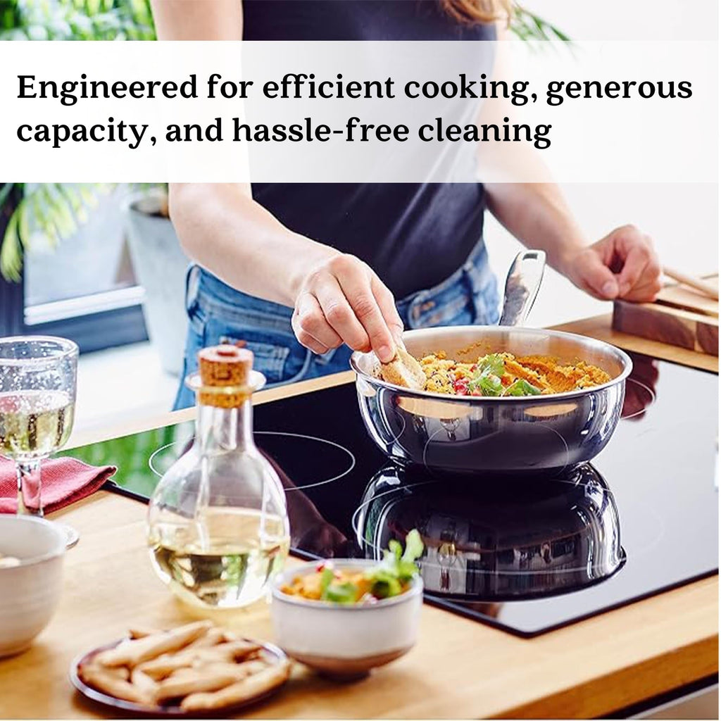 Alva Maestro 5-lagige Edelstahl-Saucierpfanne – 1,6 l, ungiftig