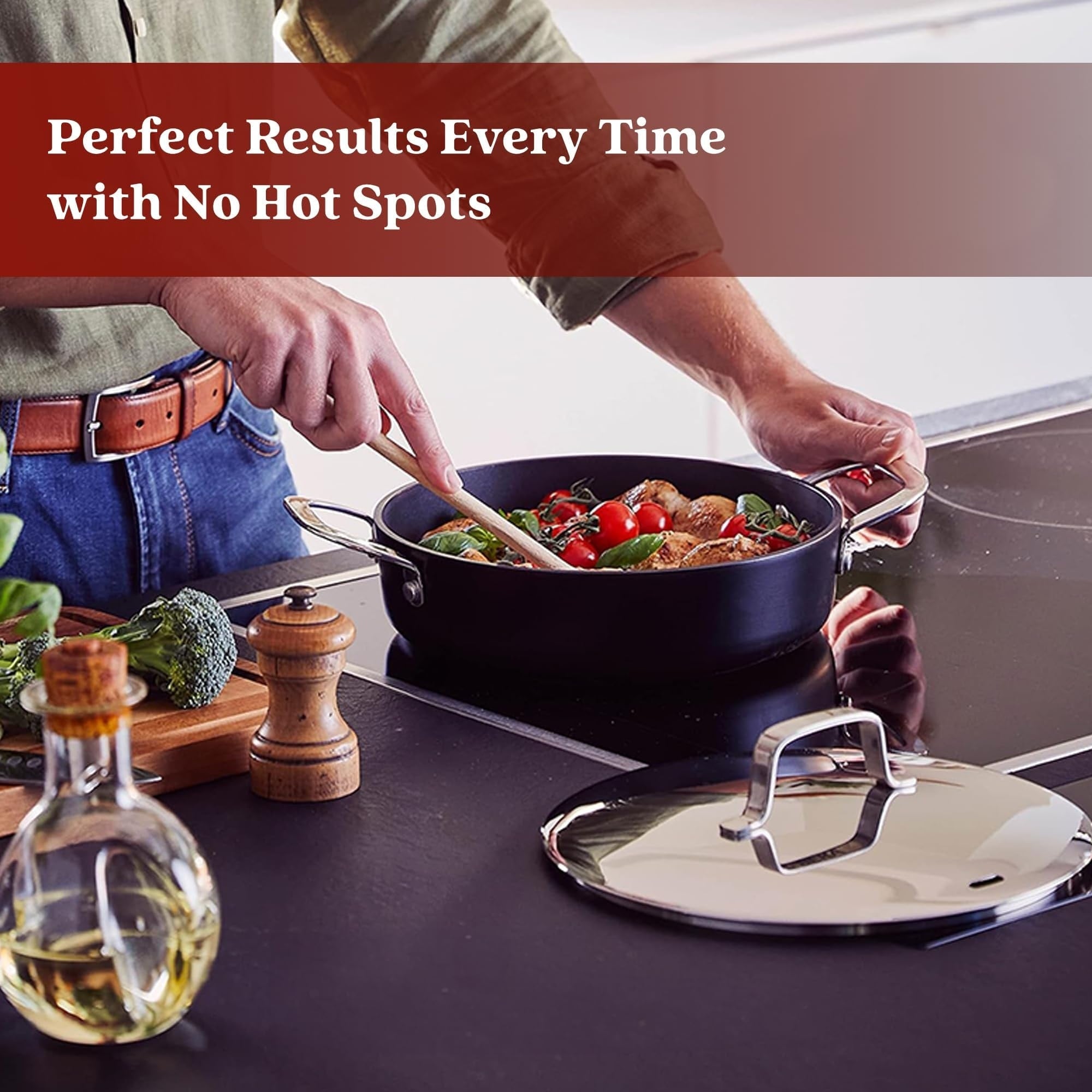 Alva Maestro Edelstahl- und Keramik-Kochgeschirrsets mit Antihaftbeschichtung