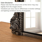 Bogenförmiger Wandspiegel, barocke Akzent-Spiegel - 36×23