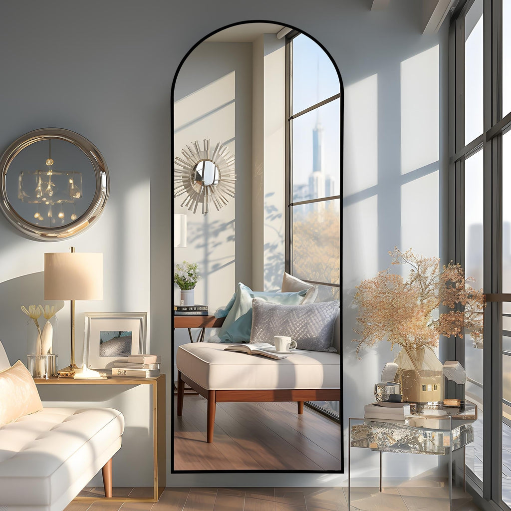 Dovelina Bogenförmiger Ganzkörper-Wandspiegel Standspiegel