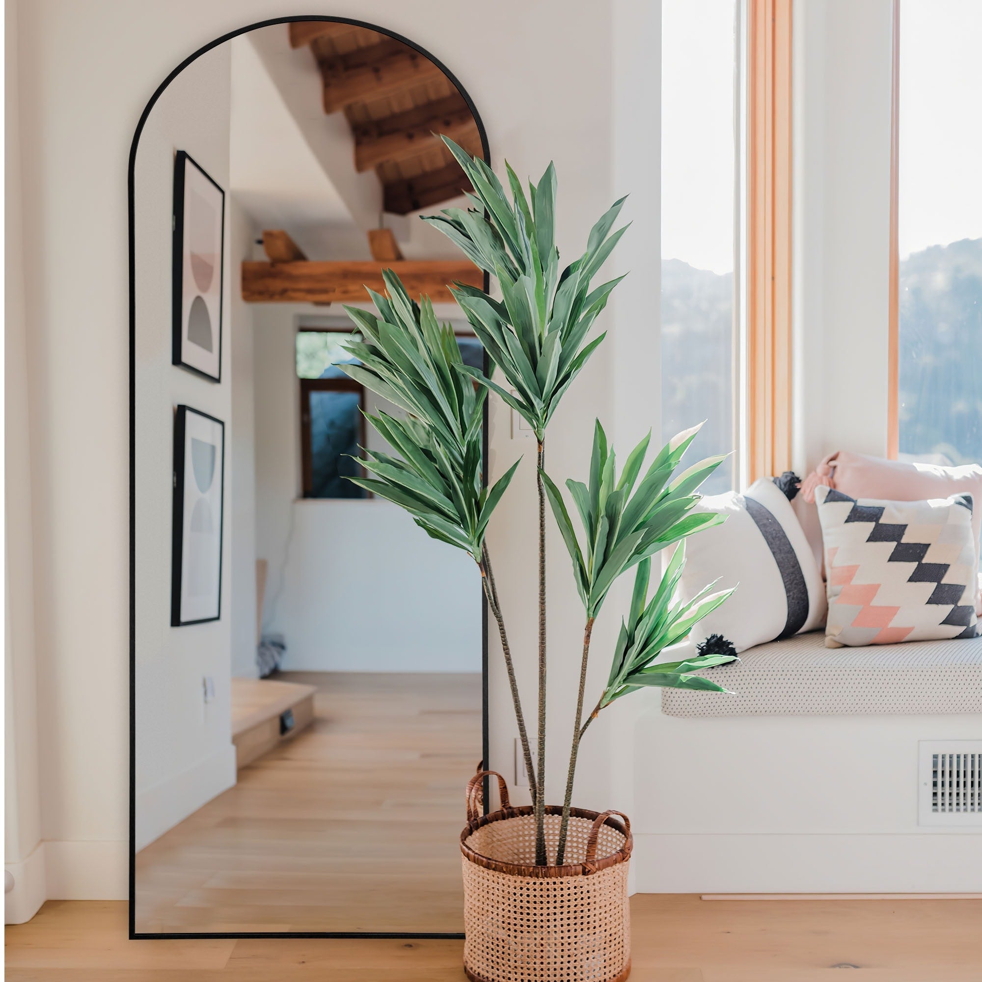 Dovelina Bogenförmiger Ganzkörper-Wandspiegel Standspiegel