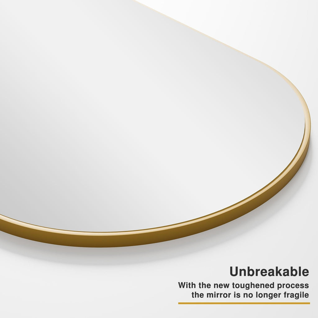 Dovelina Bogenförmiger Ganzkörper-Wandspiegel Standspiegel