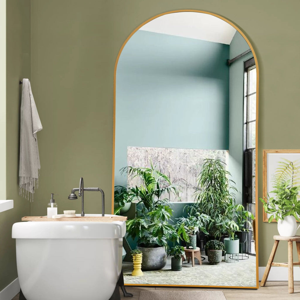 Dovelina Bogenförmiger Ganzkörper-Wandspiegel Standspiegel