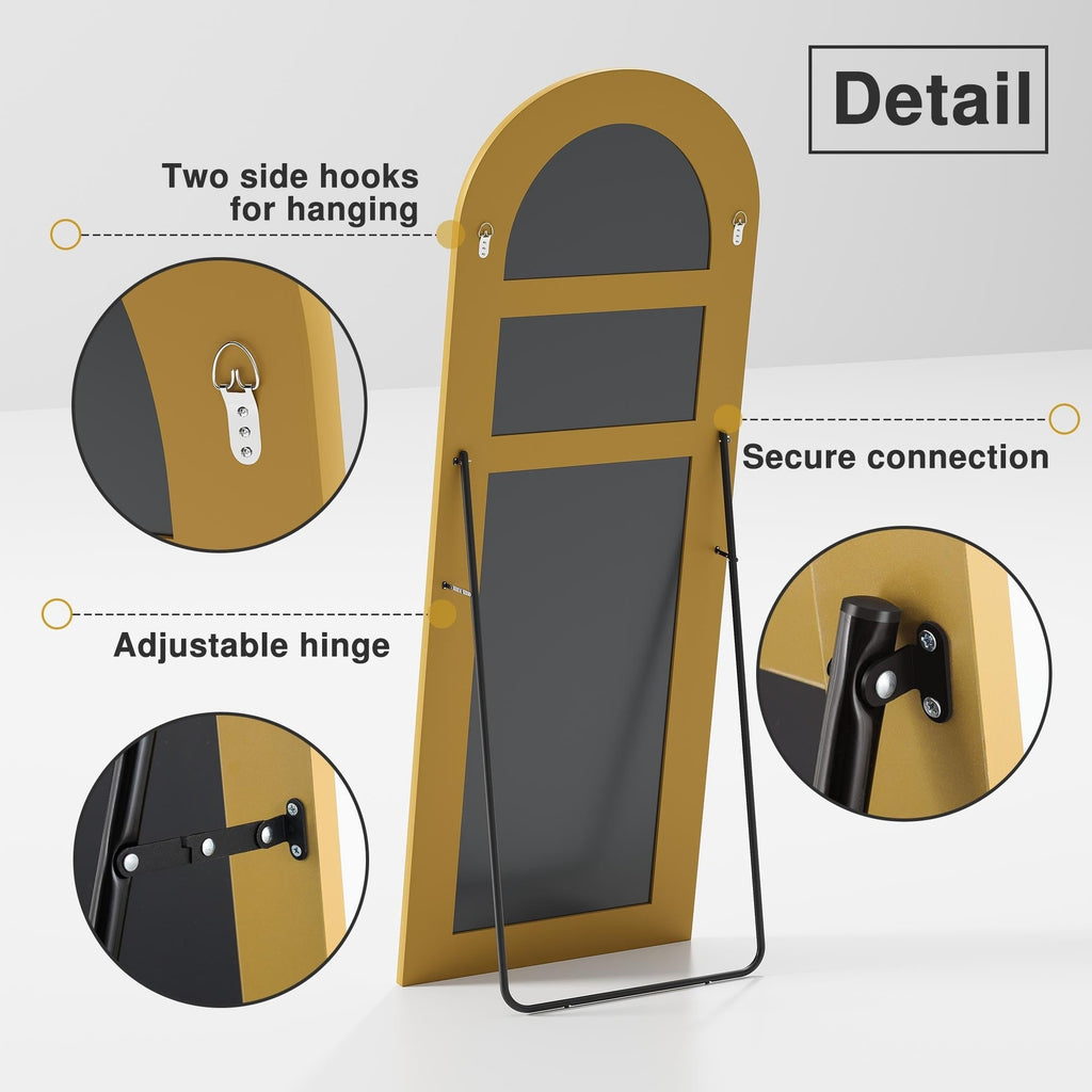 Dovelina Bogenförmiger Ganzkörper-Wandspiegel Standspiegel