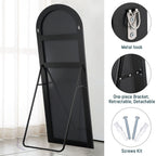 Moderner Ganzkörperspiegel mit Bogenform