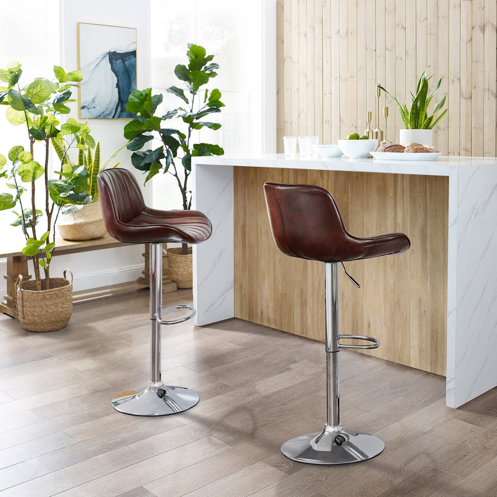 Art Leon höhenverstellbarer Drehhocker, 2er-Set