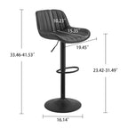 Art Leon höhenverstellbarer Drehhocker, 2er-Set