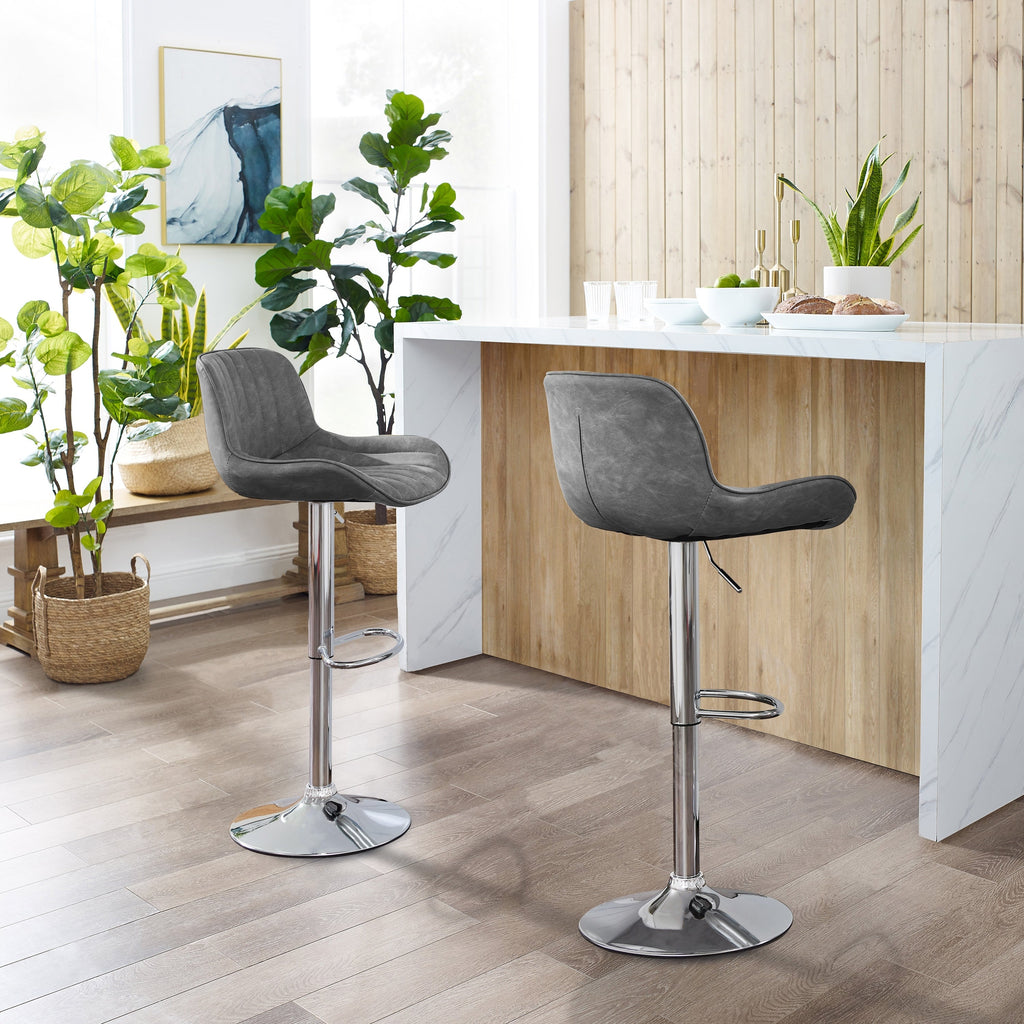 Art Leon höhenverstellbarer Drehhocker, 2er-Set