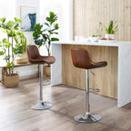 Art Leon höhenverstellbarer Drehhocker, 2er-Set