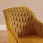 Art Leon Moderner Drehsessel fürs Homeoffice mit Holzbeinen