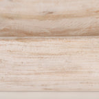 Athena Extra Large Längliche Schale aus recyceltem Holz in Schwarzbraun – 26,0 cm L x 10,0 cm B x 7,0 cm H