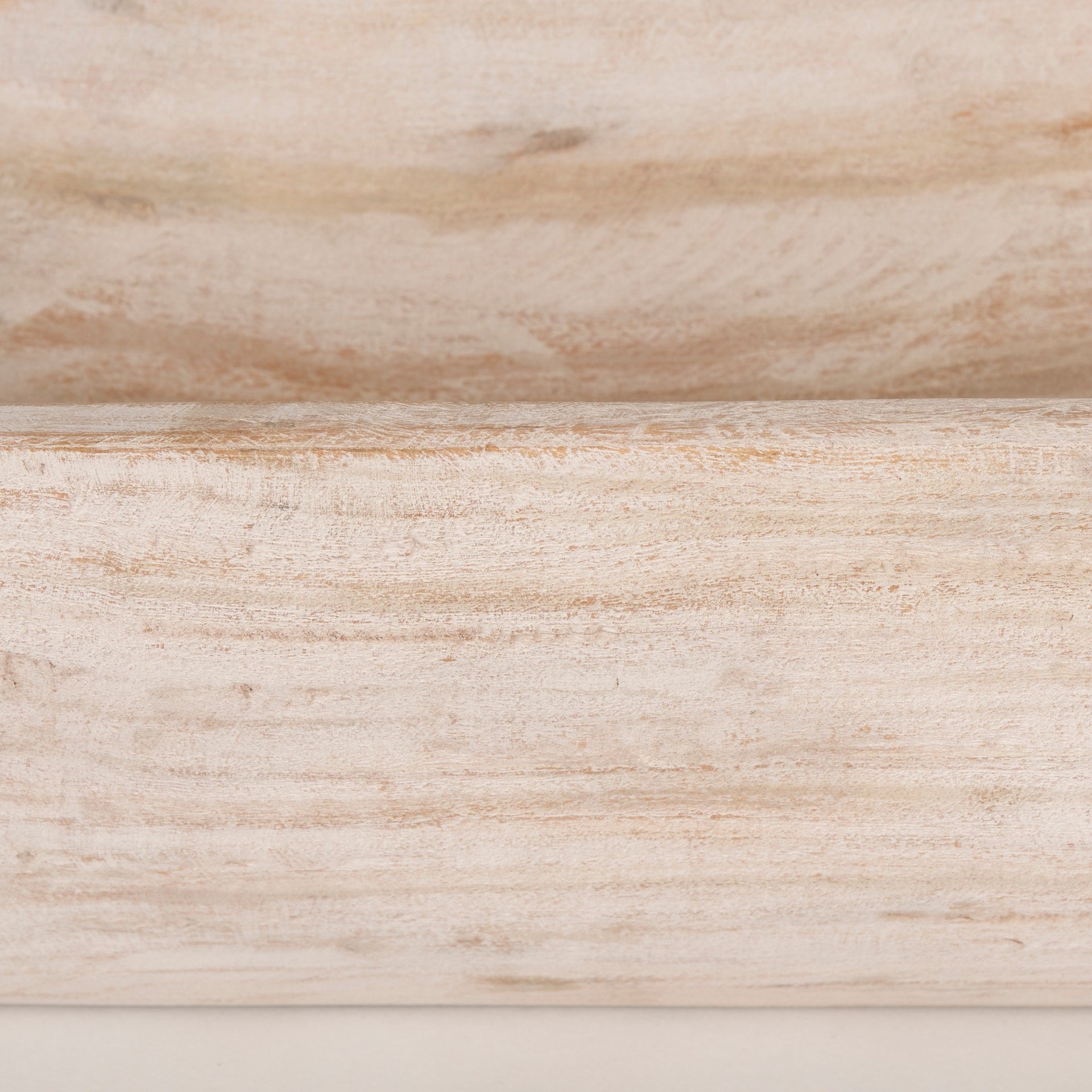 Athena Extra Large Längliche Schale aus recyceltem Holz in Schwarzbraun – 26,0 cm L x 10,0 cm B x 7,0 cm H