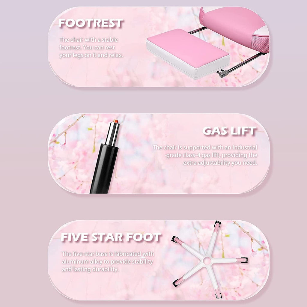 BOSSIN Gaming-Stuhl im Rennstil, 136 kg belastbar, großer und schwerer Gaming-Stuhl mit hoher Rückenlehne