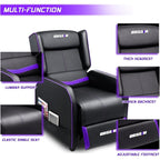 BOSSIN Ergonomischer Gaming-Sessel mit Liegefunktion aus PU-Leder für das Wohnzimmer