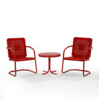 Crosley Bates 3-teiliges Gartenstuhlset – 84 cm B x 22 cm T x 35 cm H