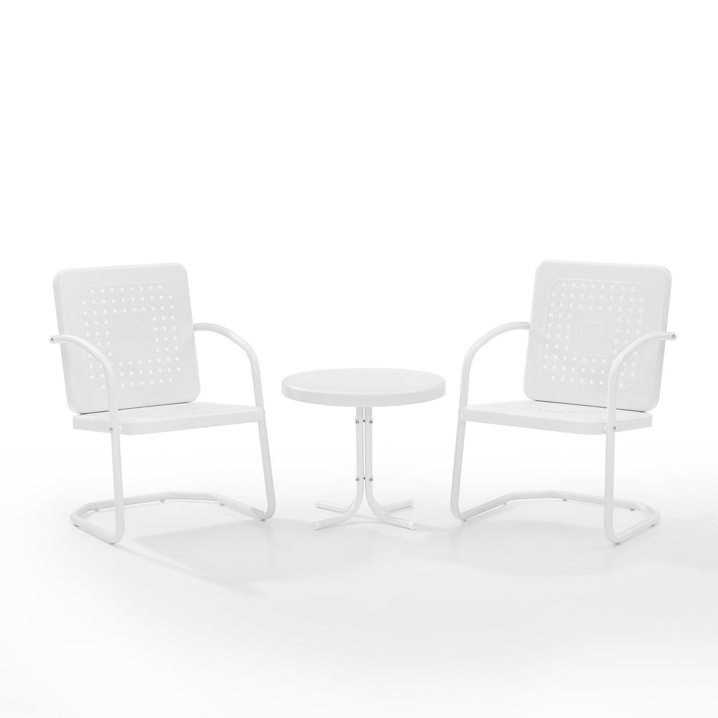 Crosley Bates 3-teiliges Gartenstuhlset – 84 cm B x 22 cm T x 35 cm H