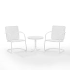 Crosley Bates 3-teiliges Gartenstuhlset – 84 cm B x 22 cm T x 35 cm H