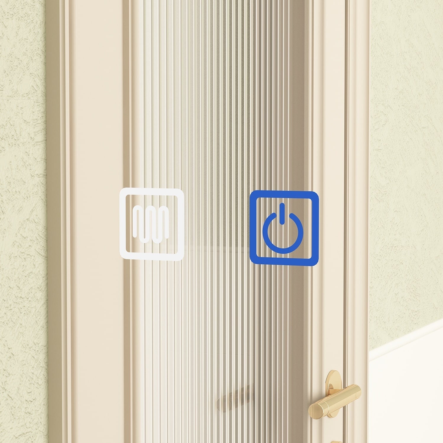 Badezimmer-Spiegelschrank mit LED-Beleuchtung, beschlagfrei, 6000 K, Wandschrank, Weiß