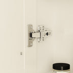 Badezimmer-Spiegelschrank mit LED-Beleuchtung, beschlagfrei, 6000 K, Wandschrank, Weiß