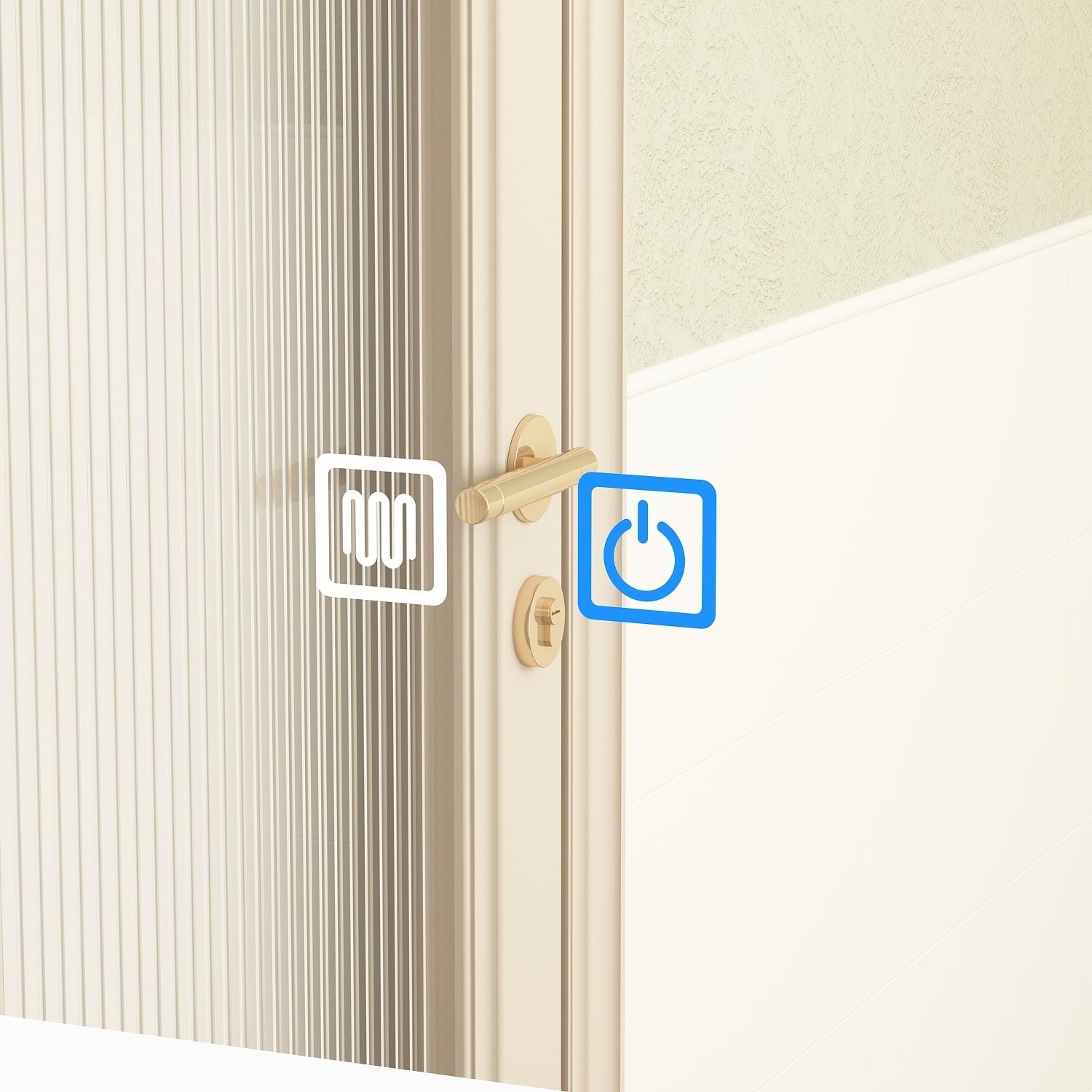 Badezimmer-Spiegelschrank mit LED-Beleuchtung, beschlagfrei, 6000 K, Wandschrank, Weiß