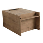 Beingnext 24/30/36 Waschtisch mit Waschbecken, freistehender Waschtisch mit Soft-Close-Tür und verstellbarem Regal