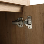 Beingnext 24/30/36 Waschtisch mit Waschbecken, freistehender Waschtisch mit Soft-Close-Tür und verstellbarem Regal