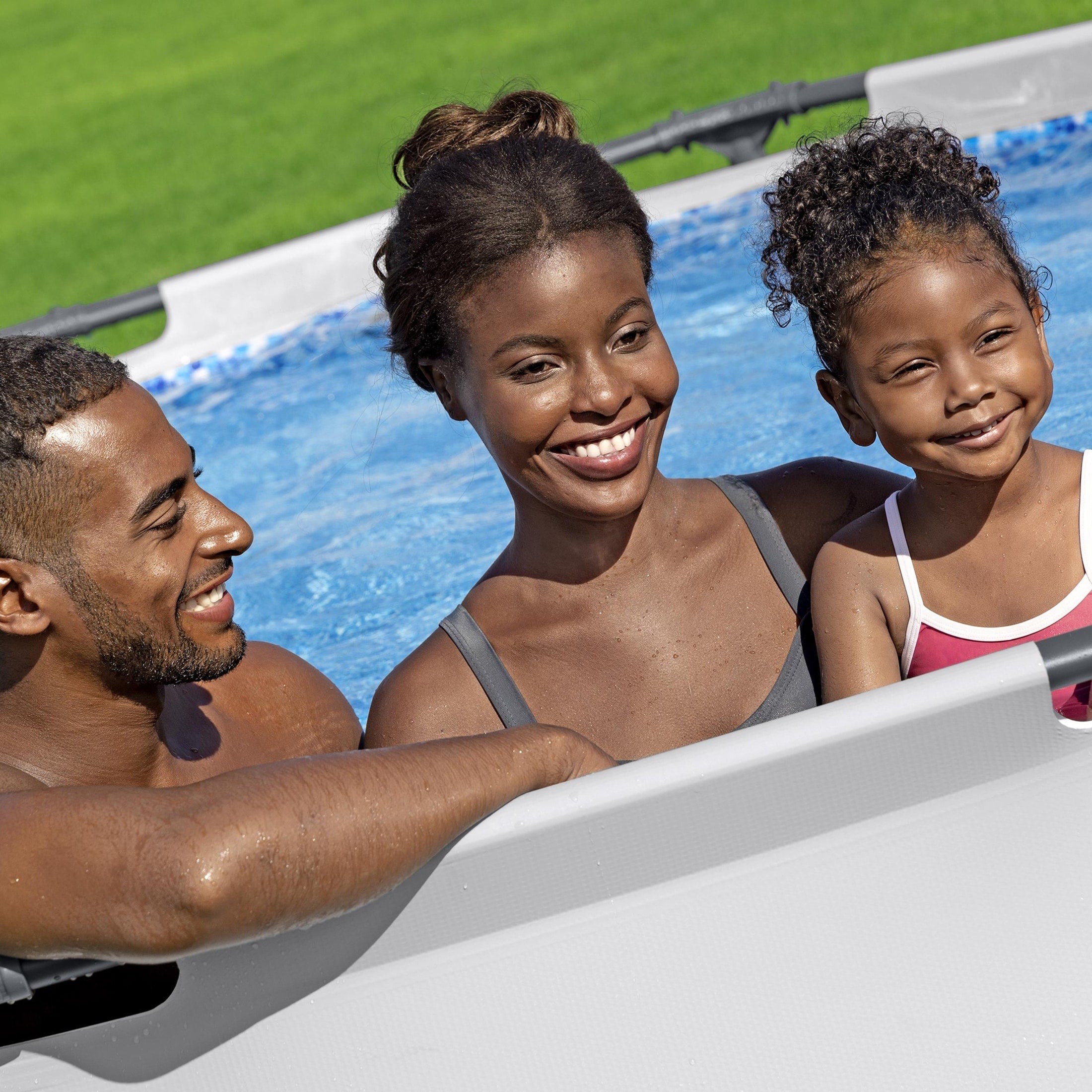 Bestway Steel Pro MAX 10'x30 Runder Aufstellpool für den Außenbereich mit Pumpe - 10 Fuß x 30 Zoll.