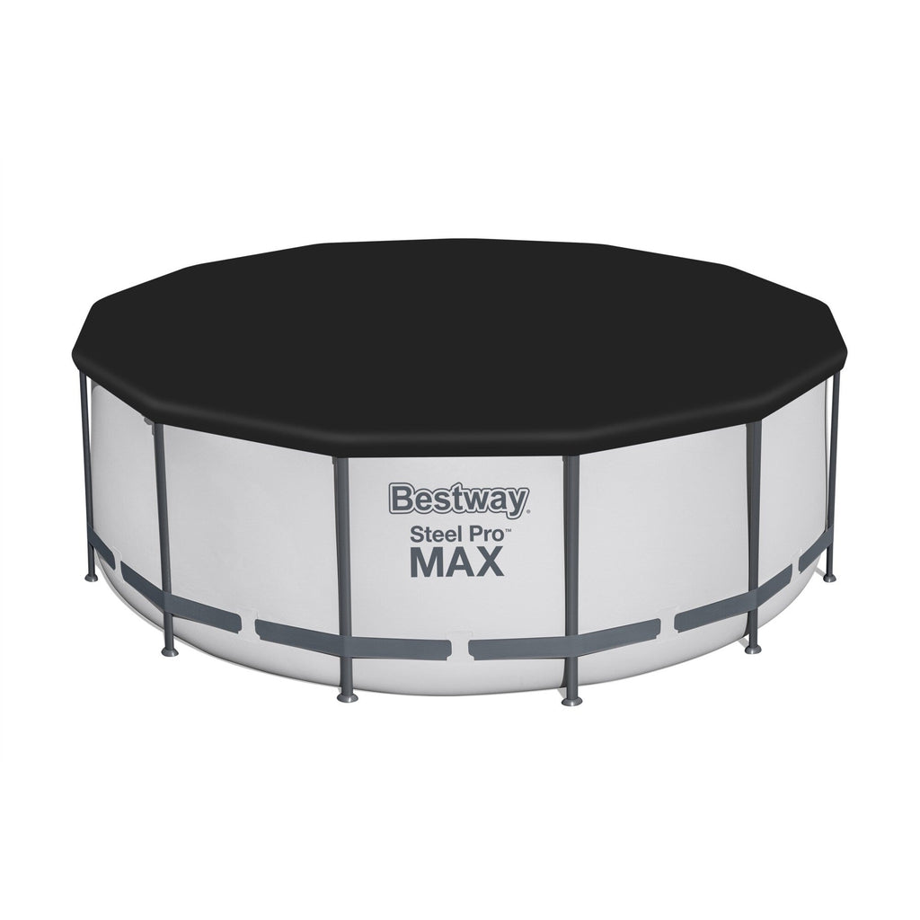 Bestway Steel Pro MAX Runder Aufstellpool mit Pumpe und Abdeckung
