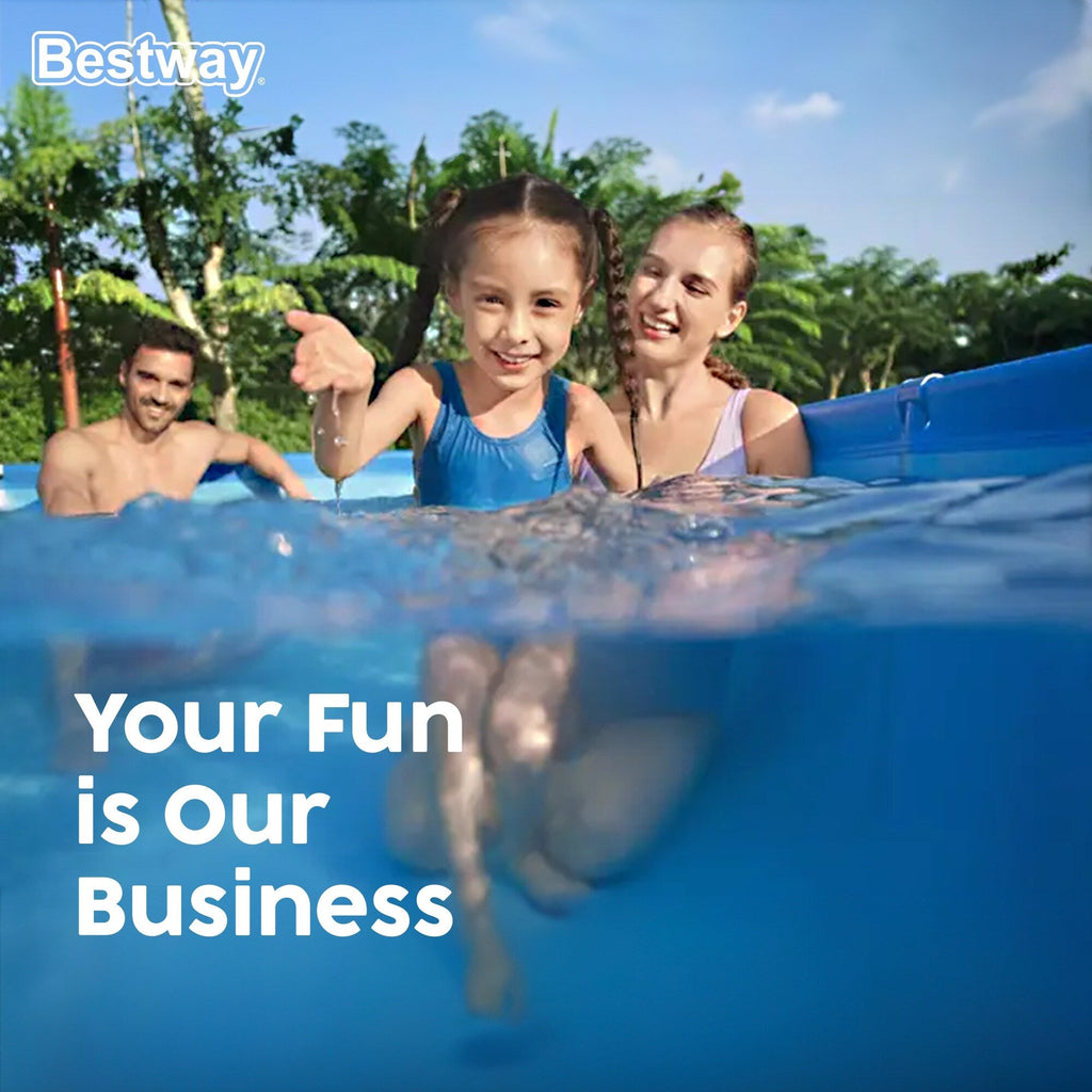 Bestway Steel Pro MAX Runder Aufstellpool mit Pumpe und Abdeckung