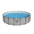 Bestway Steel Pro MAX Runder Aufstellpool mit Pumpe und Abdeckung