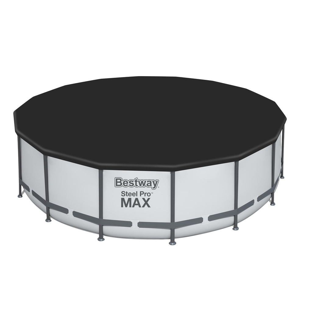 Bestway Steel Pro MAX Runder Aufstellpool mit Pumpe und Abdeckung
