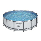 Bestway Steel Pro MAX Runder Aufstellpool mit Pumpe und Abdeckung