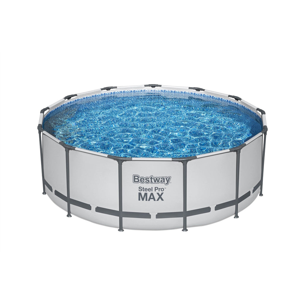 Bestway Steel Pro MAX Runder Aufstellpool mit Pumpe und Abdeckung