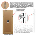 Rechteckiger, abgeschrägter HD-Wandspiegel in klarer Qualität für Badezimmer, Schminktisch und Schlafzimmer, 3 Größen