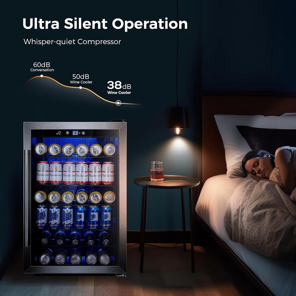 Getränkekühlschrank - Mini-Kühlschrank für 145 Dosen