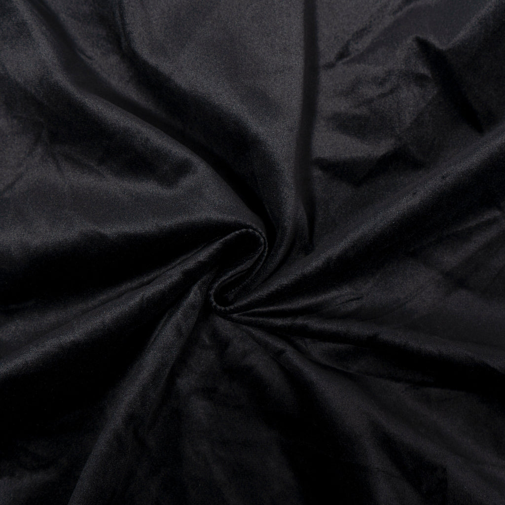 Schwarzes 63,8 cm langes 3-in-1-Samtsofa mit Ausziehfunktion und seitlichem Stauraum für das Wohnzimmer