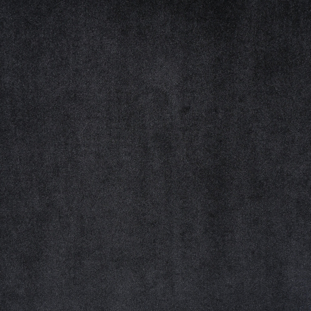 Schwarzes Samtsofa mit Knopfheftung und hoher Ohrenlehne